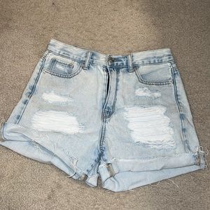 American eagle jean shorts size 0